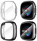 Diruite 4-Stück Schutzfolie für Fitbit Versa 4/Sense 2 Schutzhülle, HD Stoßfestes Weiche TPU Cover Vollschutz Display Schutz Hülle für Fitbit Versa 4/Sense 2 Schutz Case