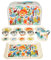 Rex London Kinder Teeservice Set aus Metall (14 Teile) & Tragekoffer mit den Tiermotiven “Wild Wonders“
