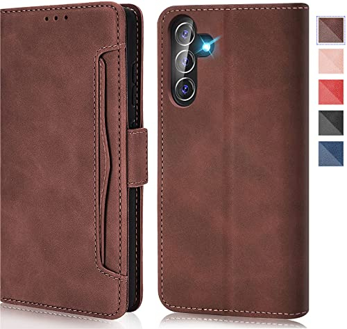 für Samsung Galaxy A54 Hülle Leder Klappbar Handyhülle für Samsung A54 Handytasche Flip Case Cover Galaxy A54 Schutzhülle 360 Grde Stoßfest Premium Klapphülle 5G/6.5