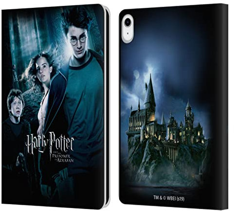 Head Case Designs Officially Licensed Harry Potter Ron, Harry & Hermione Poster 2 Prisoner Of Azkaban IV Leather Wallet Case Compatible With Apple iPad 10.9 2022/2025