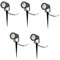 NONDK 5X IP65 LED Luz del Cesped del Paisaje Al Libre Proyector de Jardin 5W 12V AC DC