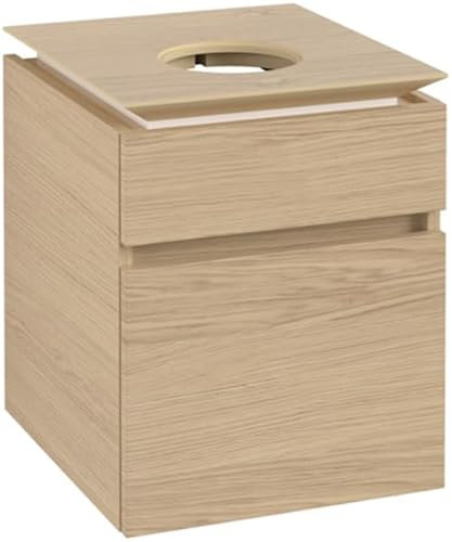 Villeroy & Boch Legato Waschtischunterschrank B566, 450x550x500mm, Waschtisch mittig, Farbe: Nordic Oak