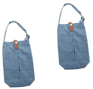 BESTonZON 2 Pz Sacchetto Di Carta Portatile Custodia Da Parete Distributore Di Fazzoletti Per Auto Borsetta Per Auto Porta Fazzoletti Per Auto Semplice Tela Salviettine Umidificate Bambino