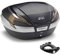 MOTOTOPGUN givi maxia 4 v56nnt+sr3115+m5 Topcase + Monokey Anschluss 56 Liter kompatibel mit Suzuki Burgman 400 2006 2007 2008 2009 2010 2011 2012 2013 2014 2015 2016 3