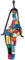 Casablanca Kantensitzerfigur Lady - Kunstharz - Mehrfarbig/glänzend - Fraumotiv - Höhe 74 cm - Dekofigur - Skulptur - Wohnaccessoire - Geschenkidee