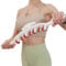 DONGSHEN Anti Cellulite Massagegerät - lymphdrainage gerät - Massageroller mit Rollen,welche die Haut heben,Straffen und Glätten (Orange rot)
