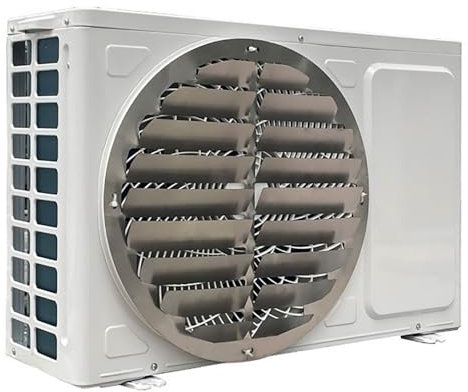 Rejillas deflectoras de aire for aire acondicionado, deflector de aire for la unidad exterior del aire acondicionado, rejillas protectoras de condensador de compresor CA redondas de acero inoxidable(5