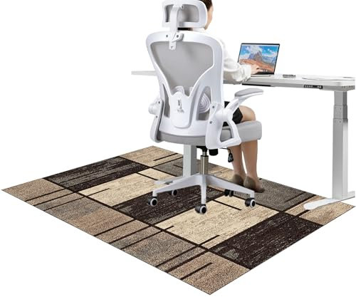 Alfombras para Sillas, Alfombrilla para Silla para Suelos Duros, Alfombra Silla Ruedas Gaming Oficina, 180 x 230 cm Alfombrilla para silla Gaming Grande, Alfombrilla Protectora para alfombras
