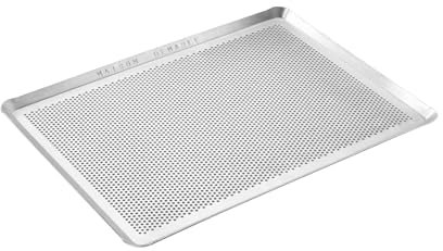 Flexipan Patisserie Plaque Pâtissière Perforée 40x30 cm - Pizza, Tarte, Biscuit, Viennoiserie - Accessoire Rectangulaire, Cuisson Optimale - Qualité Professionnelle, Rigide - Entretien Facile