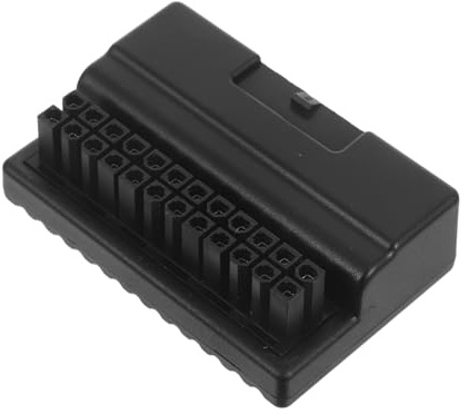 Kisangel ATX Mainboard Stromversorgungsadapter Gewinkelt Zuverlässiger Motherboard Power Supply Header Platzsparend Einfache Installation für Pc-DIY und Sauberes Kabelmanagement