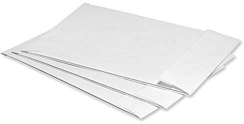 5 Star Office Envelopes Window Peel and Seal Gusset 25mm C4 White [Pack 125]