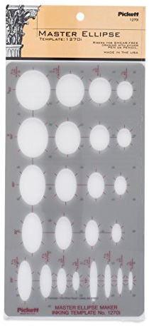 Pickett Master Ellipse Template (1270I)