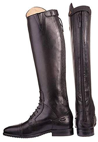 HKM Herren Valencia Standardlänge/eng Reitstiefel, Schwarz, 35