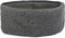 styleBREAKER Damen Stirnband mit Strasssteinen und weichem Fleece-Innenfutter, Feinstrick Haarband, warmes Headband 04026003, Farbe:Grau