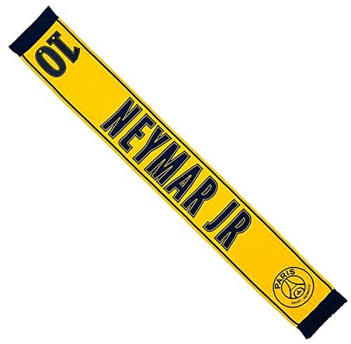 PSG Echarpe Neymar Jr - Collection Officielle Paris Saint Germain - Taille 140 cm