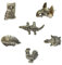 Perilla Home Set of 6 Metal Knobs Decorative Animal Shape Knobs for Room Kitchen Cabinet Hardware Cupboard Door Knobs Dresser Wardrobe and Drawer Pulls