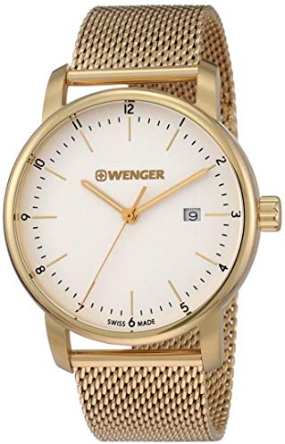 Wenger Unisex ErwachseneArmbanduhr Analog Quarz Edelstahl 01.1741.112