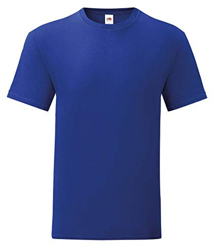 Fruit of the Loom iconic T-shirt, sizes S - 5XL, Cobalt blue, XL