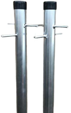 Washing Line Post 3.0m, TWIN PACK, GALVANISED, ONE PIECE 10ft