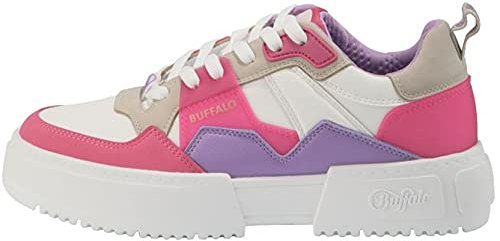 Buffalo Baskets RSE V2 pour Femme, Blanc, Violet, Rose, 38 EU