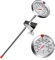 Deep Fry Thermometer with Clip Stainless Steel 12 Inch Long Stem Oil Thermometer Cooking Meat Thermometer for Turkey Grill Chicken Pork Beef BBQ