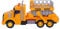 Polesie LKW Kinder Spielzeug Hebebühne Profi orange Schwungrad Fahrzeug m. Licht Sound