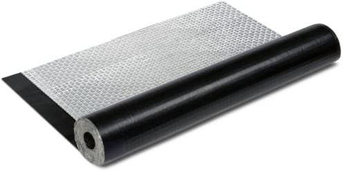 DSTOCK60 - Rouleau 1 Mètre de chape bitume aluminium paxalu – Largeur 1 m – Couvre 1m² - Découpe au mètre - Etanchéité souple pour toiture, cabane, niche... (1 mètre)