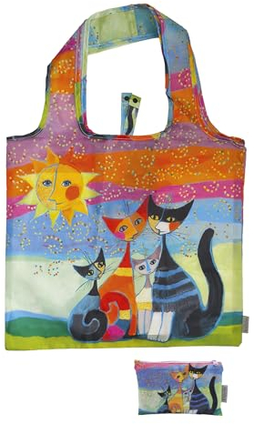 Fridolin Tasche: Rosina Wachtmeister, Momenti di felicitá - „I was a bottle“ recycled, bag in bag, b/h: ca. 45,5 × 68,5 cm (offen); b/h: ca. 15,5 × 9,5 cm (geschlossen in kleiner Tasche)