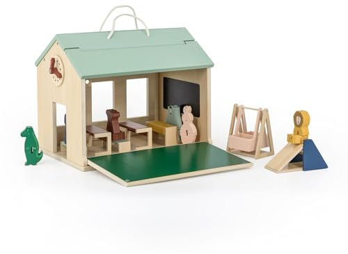 Trixie Houten Dieren School Met Accessoires