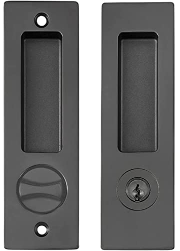 OLOTU Türklinken Unsichtbares Türschloss, Schiebetür-Türhebel, 90 ° rechtwinkliges Design-Schloss-Set für Zuhause, Hotel, Büro, Apartment, Schlafzimmer Schlösser