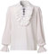 COSDREAMER Camicia da Uomo Rinascimentale da poeti medievali Pirata Top Camicetta (2XL, Beige)