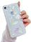 leobray Kompatibel mit iPhone 6/6S Hülle für Frauen Mädchen, niedliches 3D-Farbverlauf, Herz-Design, Kristallperle, Glitzer, Glitzer, Glitzer-Hülle, funkelnd, schlank, weiche TPU-Schutzhülle,