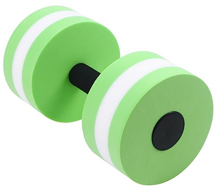 Anneome 1Pc Aquatic Exercise Dumbbell Eva Water Barbell for Water Resistance Aerobics Lightweight Pool Dumbbell