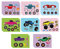 CREATCABIN 48 Blatt 8 Stile Monster Truck Make Your Own Aufkleber Cartoon Make A Face Autoaufkleber Selbstklebende Abziehbilder Für Truck-Motto-Geburtstagsparty-Dekorationen Gastgeschenke Zubehör
