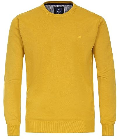 Redmond - Herren Pullover mit Rundhals-Ausschnitt (500), Größe:5XL, Farbe:Gelb (405)