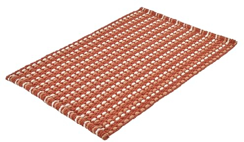 Kleine Wolke Badteppich Loop, 70x120 cm, Terracotta