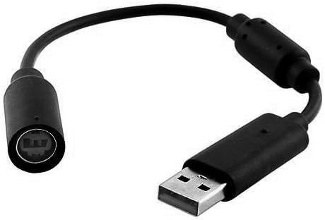GANPUB 1 cable adaptador USB negro para mando Xbox 360, cables Xbox 360, accesorios
