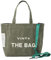 VINT+ Canvas Bag Damen Handtasche – Moderne Schultertasche mit wählbarem Tragegurt – Casual Shopper Tasche ideal für Arbeit, Uni, Schule & Reise | Wasserabweisend, 100% Baumwolle | Big, Khaki