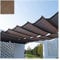 U-förmiges Wave Shade Sail Markise,U Form Schattennetz,Einziehbare Sonnensegel Sonnenschutz 95%,Ausziehbares Schatten-Markisen-Segel，Schattentuch für Terrasse,Pavillons (Size : W2.4*L13m/W7.87*L42.65