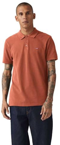 Levi's Housemark - Polo para Hombre, Etruscan Red Pique, XL