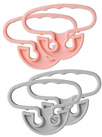 JECOMPRIS 4 Stück Griffe für Einkaufstaschen, bequemer Griff, um Ihre Einkäufe leicht zu transportieren, praktisches Werkzeug für Shopping im Freien