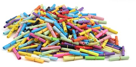 LNSYSNS Tombola Lose, 350 Stück bunte Lose zum Selbstbeschriften, ideal für Nachrichten, Wunschflaschen, Partys und Hochzeiten