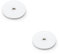 2 Pack - Round Kitchen Door Knob Backplate - Polished Chrome 35mm Diameter Circular Plate