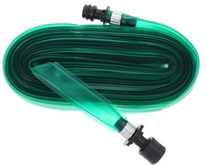 BESPORTBLE Tubo Piatto Per Irrigazione Da Giardino Flessibile Per Irrigazione Immersione Realizzato in Pvc Per Distribuzione Uniforme Acqua Include Connettore Per Installazione Comoda Adatto