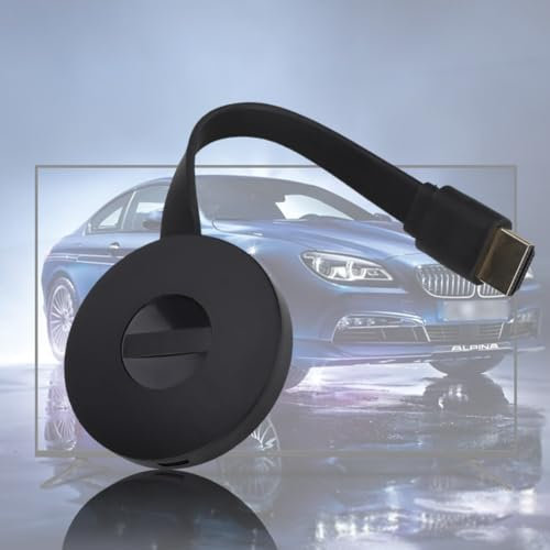 Qukaim Wirel Display HDMI 1080p TV Media Dongle sans fil même écran, récepteur d'affichage sans fil 4K, clé TV 5G double fréquence pour streaming et mise en miroir, design compact