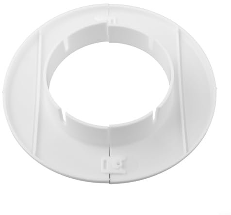 Rosette, passe-câble, matériau PP solide et résistant, couleur blanche (40 mm)