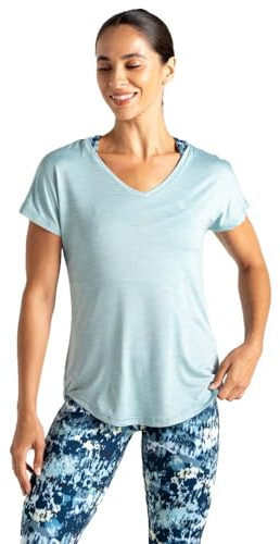 Regatta Dare2b Damen Vigilant T-Shirt Active Gym Top, Aquifer, 44