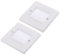 2 PCS Cable Entry Cover,Cable Cover,Wall Hole Cover,Wall Cable Cover,Wall Cable Cover,Cable Outlet Plate,Flex Outlet Plate,Brush Plate,Fairy Outlet Cover,Wall Plate Cover