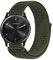 GIOPUEY Nylon Cinturini Compatibile con Garmin Vivomove Sport, 20mm Traspirante Sport Loop Cinturino in Morbido Nylon Intrecciato, Donne Uomo - Green