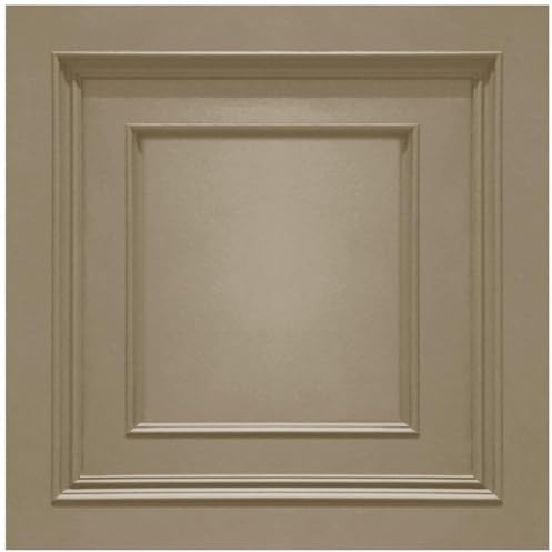 YöL Champagne Wallpaper - Amara Panel Heavyweight Vinyl - 10.05m x 53cm Roll - Paste The Paper Washable - Bedroom Living Room Lounge - Feature Statement Wall - Contemporary Sophisticated Modern